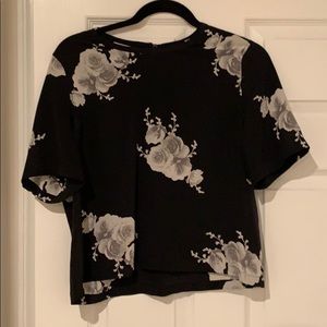 Floral Equipment silk blouse